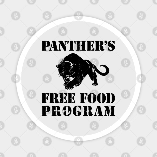 Panther's Free Food Program Magnet by zerobriant